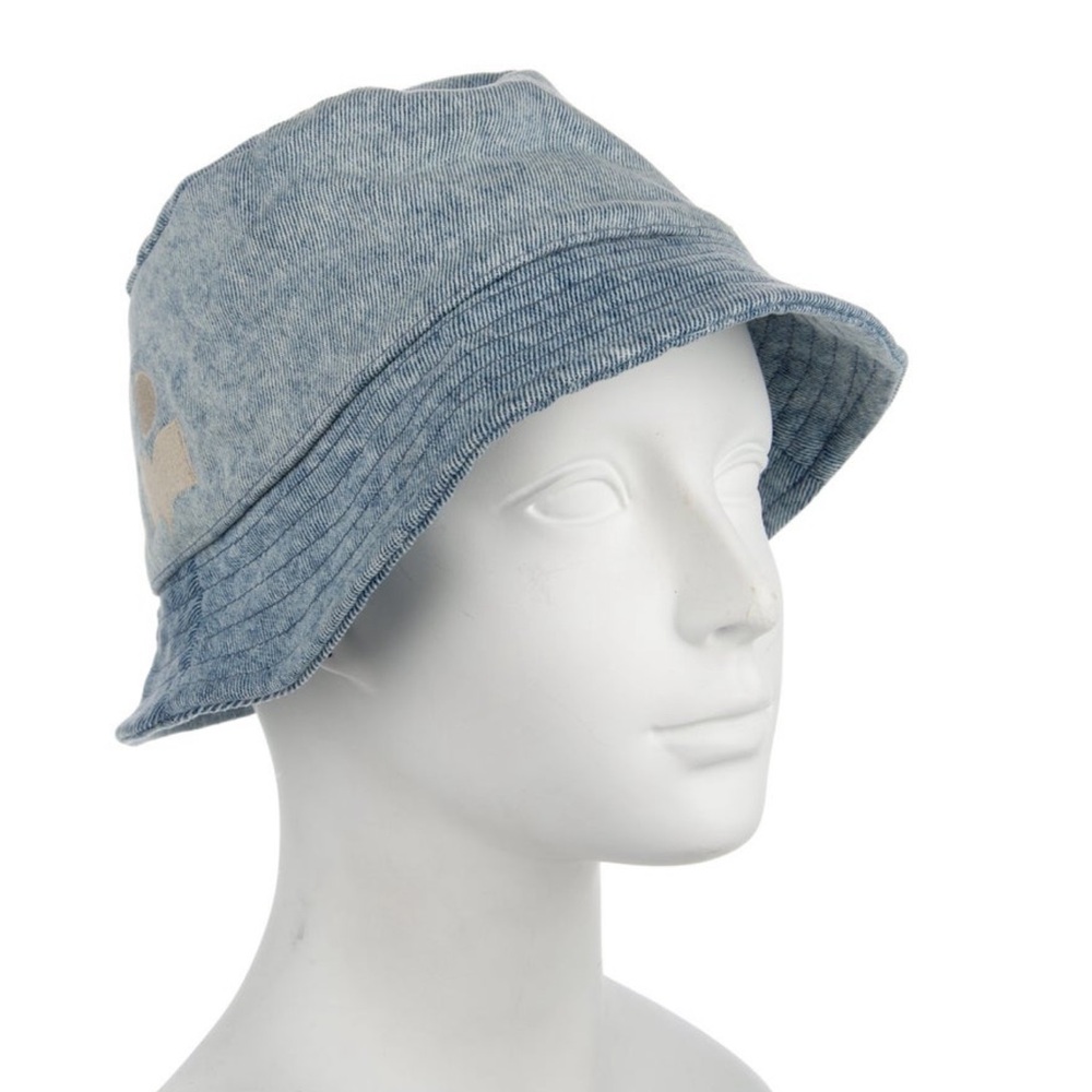 Isabel Marant Denim Haley Bucket Hat